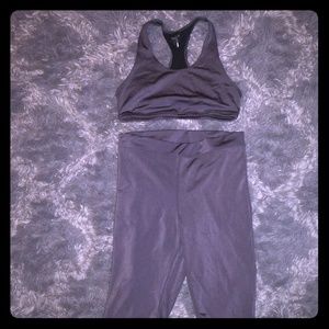 2 piece biker short set